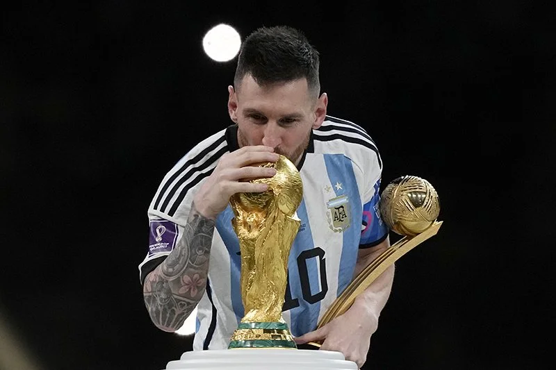 Bleachers Sports Music and Framing — Lionel Messi Argentina 2022